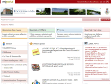 Tablet Screenshot of comune.bressanvido.vi.it